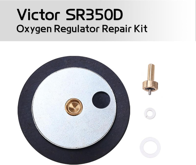 Creative.C SR350D Oxygen Regulator Repair Kit compatible with Victor Rebuild Parts Kit with Diaphragm - Image 2